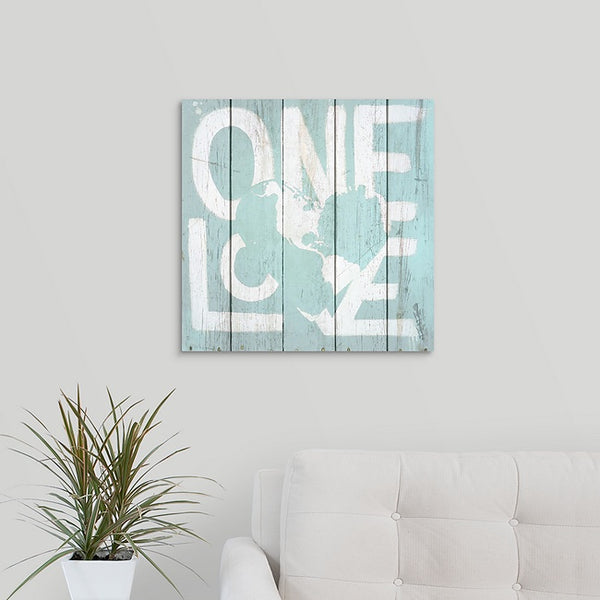 "Faux Wood Series // One Love"