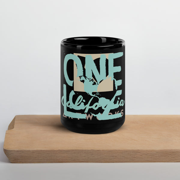 One Love // Black Glossy Mug