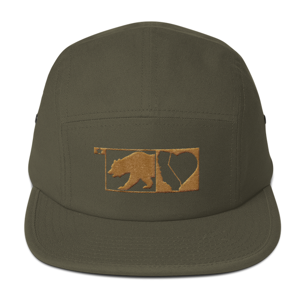 Golden Bear // Five Panel Camper Hat