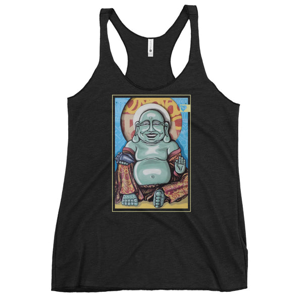 Smiling Buddha // Women's Racerback Tank