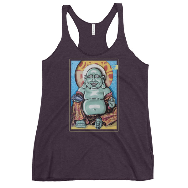 Smiling Buddha // Women's Racerback Tank