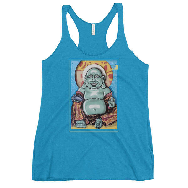 Smiling Buddha // Women's Racerback Tank
