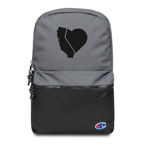 California Love Logo // Embroidered Champion Backpack