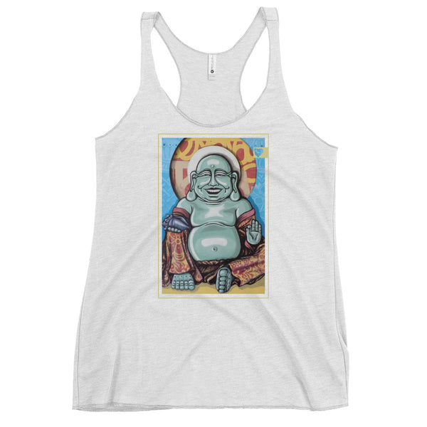 Smiling Buddha // Women's Racerback Tank