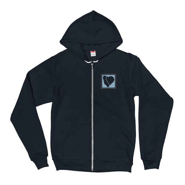Square Logo Patch // Zip-Up Hoodie